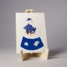 Schneekugel Schlittenfahrt - Postkarte