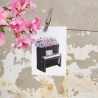 Blumen-Klavier - Postkarte