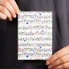 Blumen-Noten - Postkarte