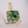 Hummel auf Rosmarin - Postkarte