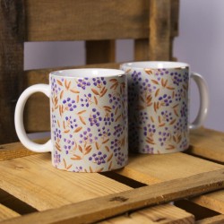 Lila Beeren - Tasse