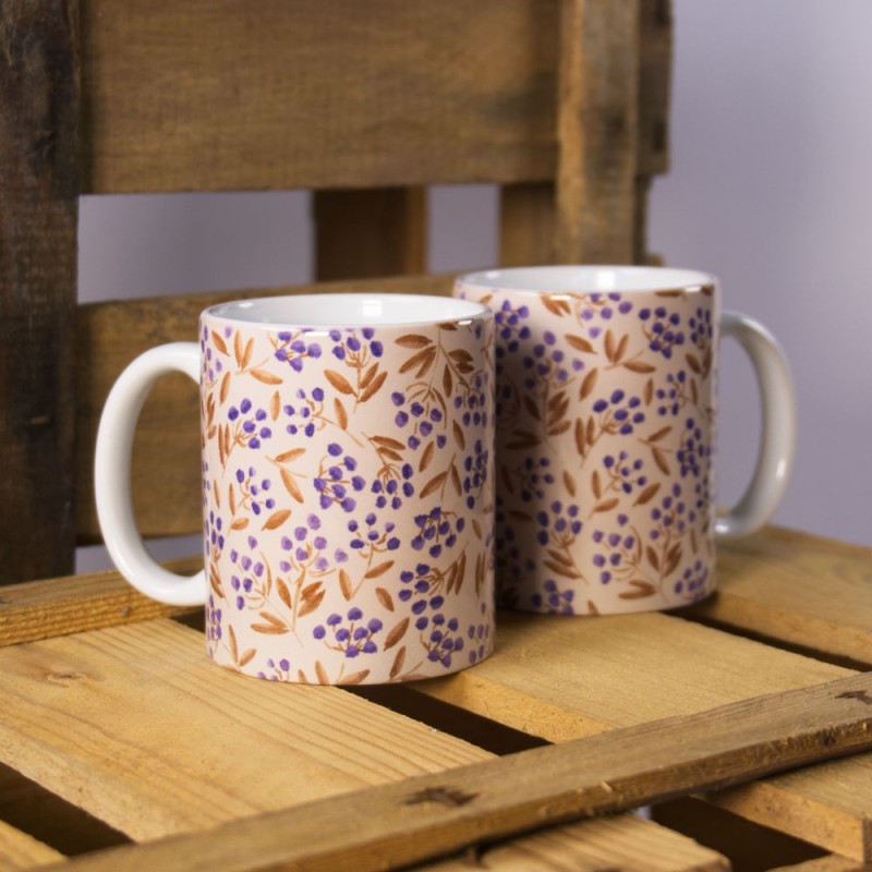 Lila Beeren - Tasse