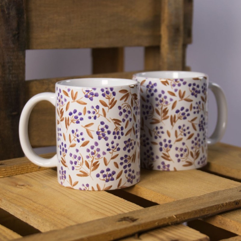 Lila Beeren - Tasse