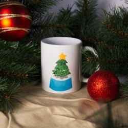 Schneekugel Tanne - Tasse