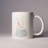 Schneekugel Elchfamilie - Tasse