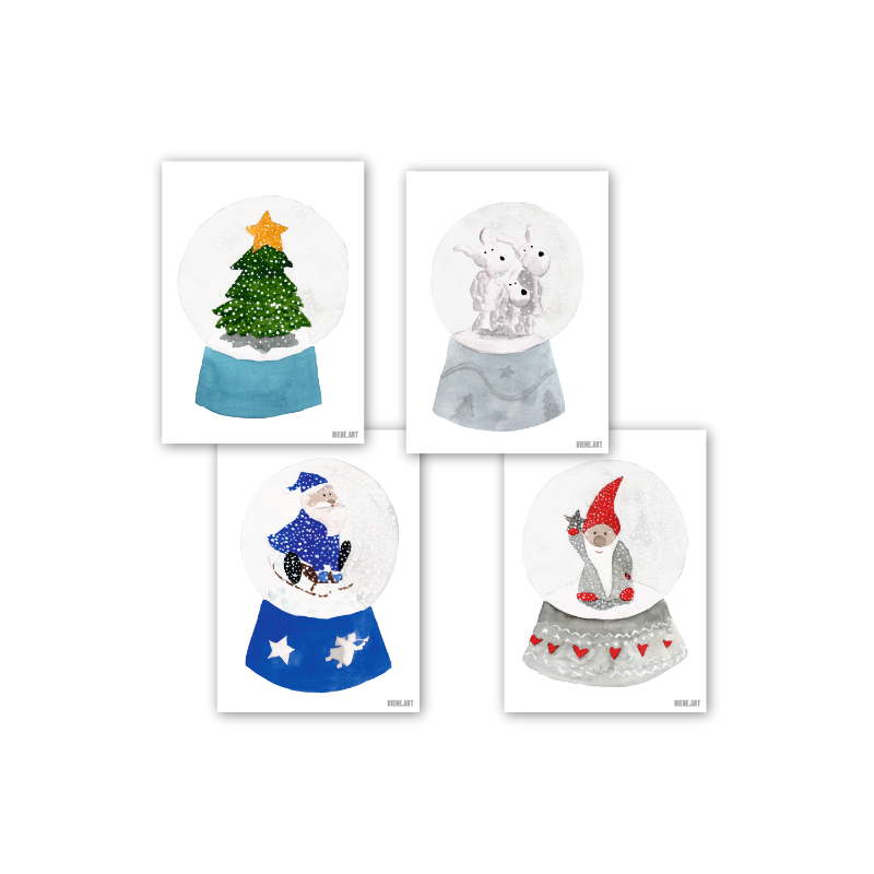 Christmas 1 - Postcard set