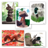 Tiere und Wald 1 - Postkartenset